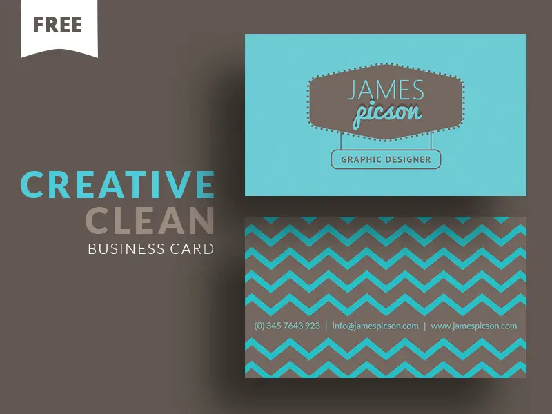 Creative Clean Business Card