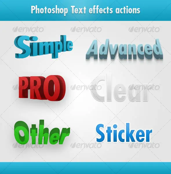 Photoshop awesome text effects