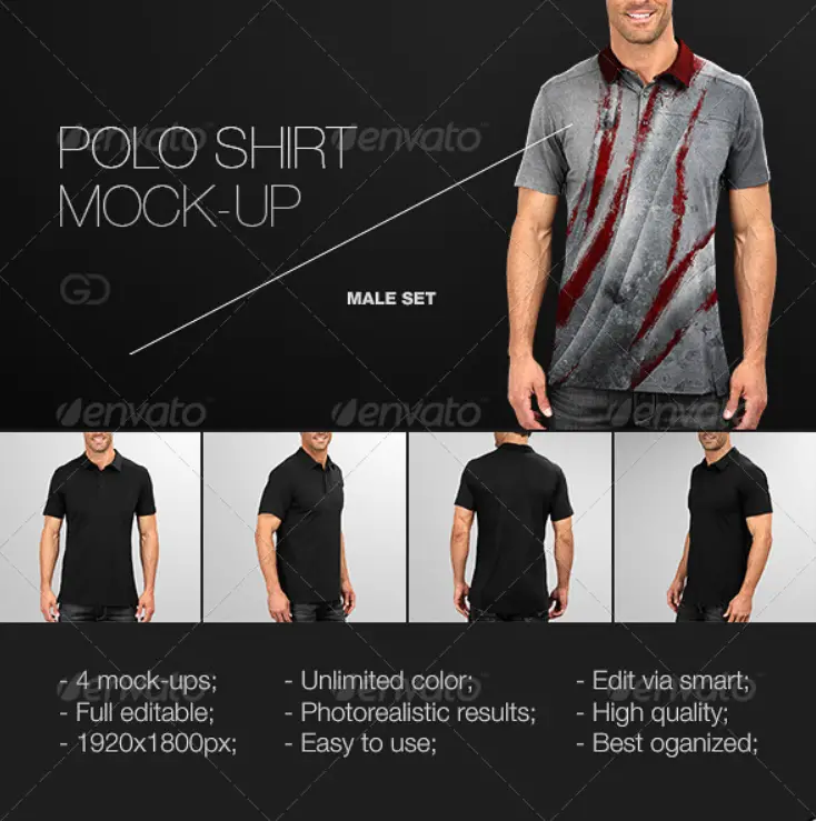 Polo Shirt Mockup