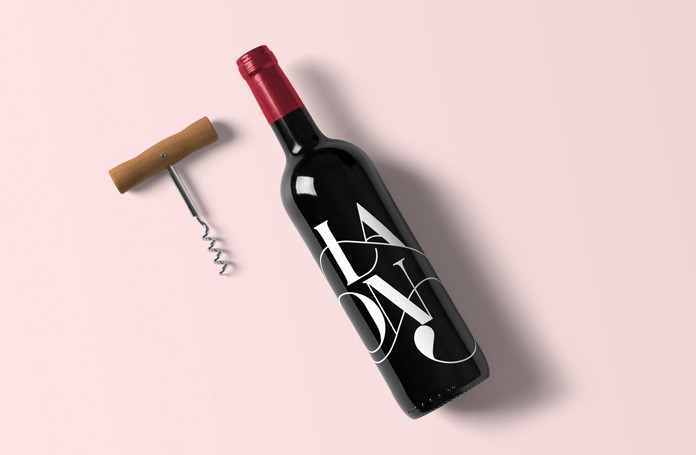 Wine Bottle Mockup