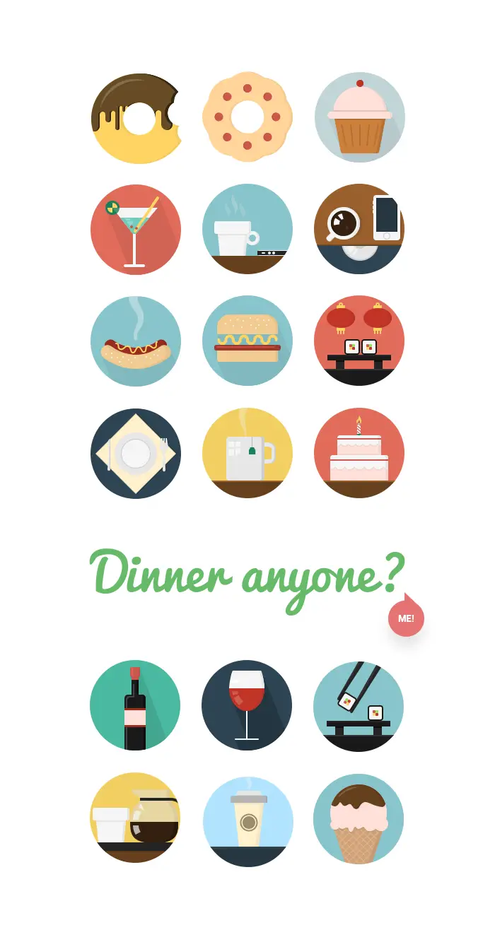 20 Food & Drink Icons