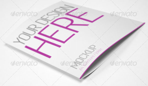 A4 Brochure/Folder Mock-up