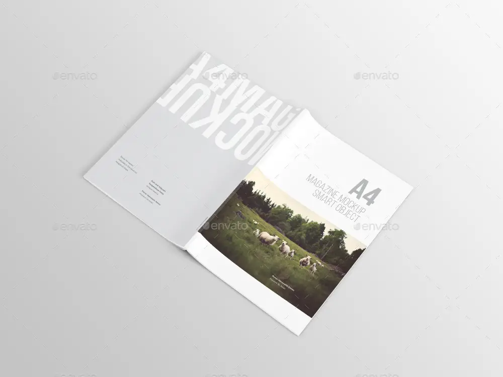 A4 Magazine Mockup