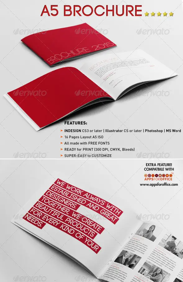 A5 Brochure Template