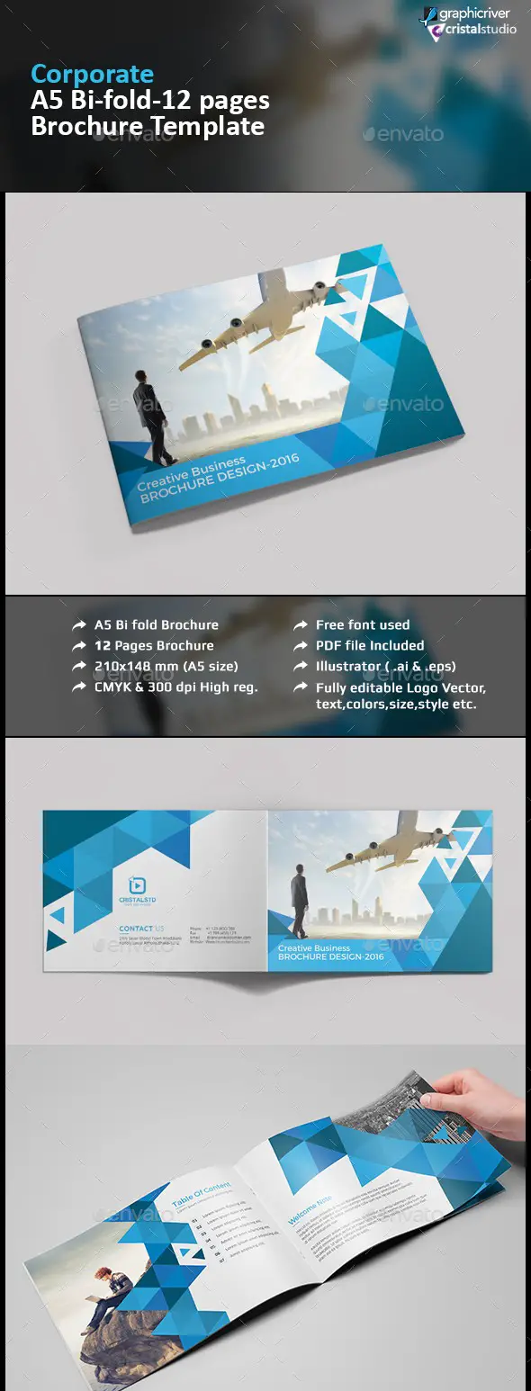 A5 Business Brochure Template