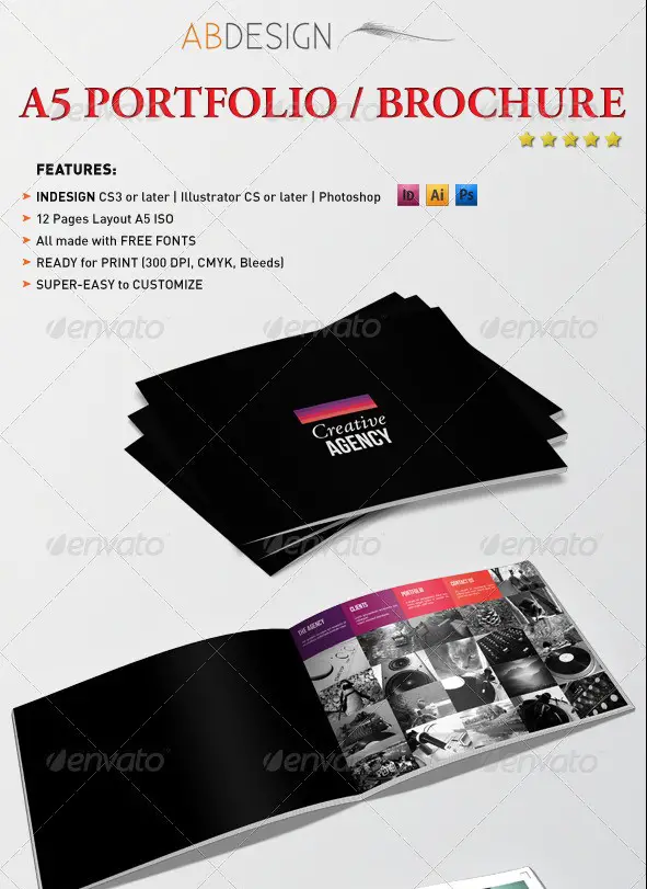 A5 Portfolio Brochure