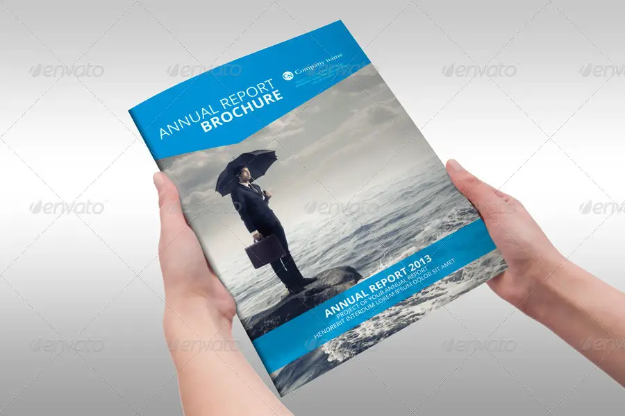Annual Report Brochure Indesign Template