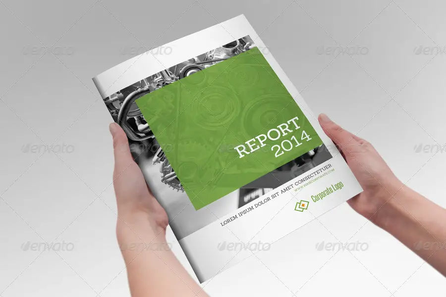 Annual Report Clean Indesign Template
