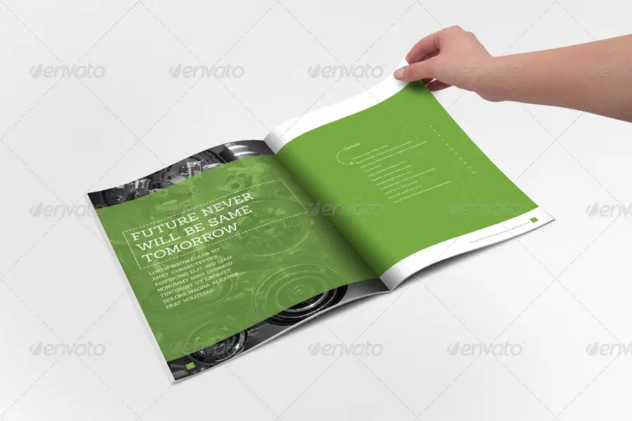 Annual Report Clean Indesign Template