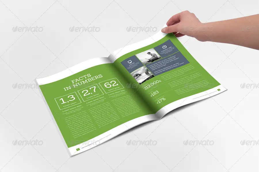Annual Report Clean Indesign Template
