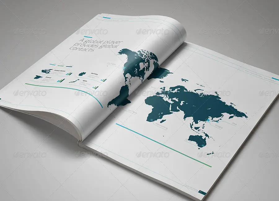 Annual Report DoubleInk - A4 and US Letter Size