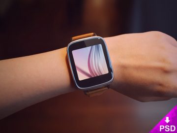 Asus Zenwatch Mockup