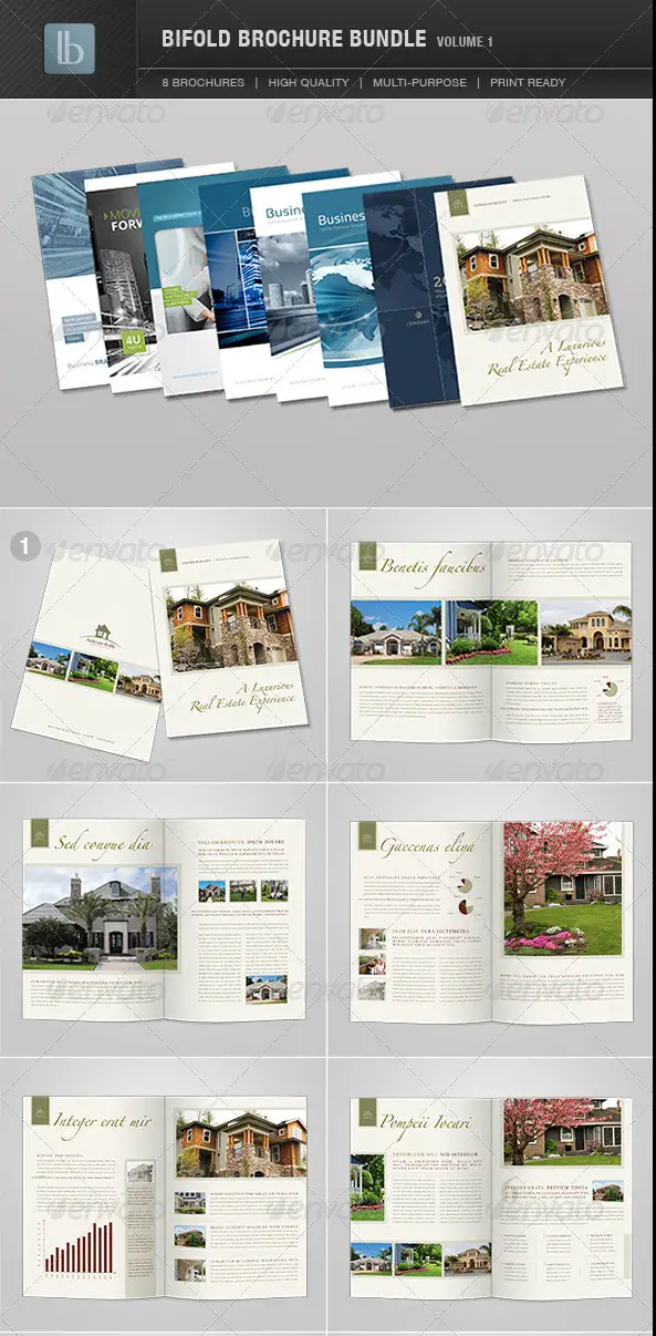 Bi-Fold Brochure Bundle - Volume 1