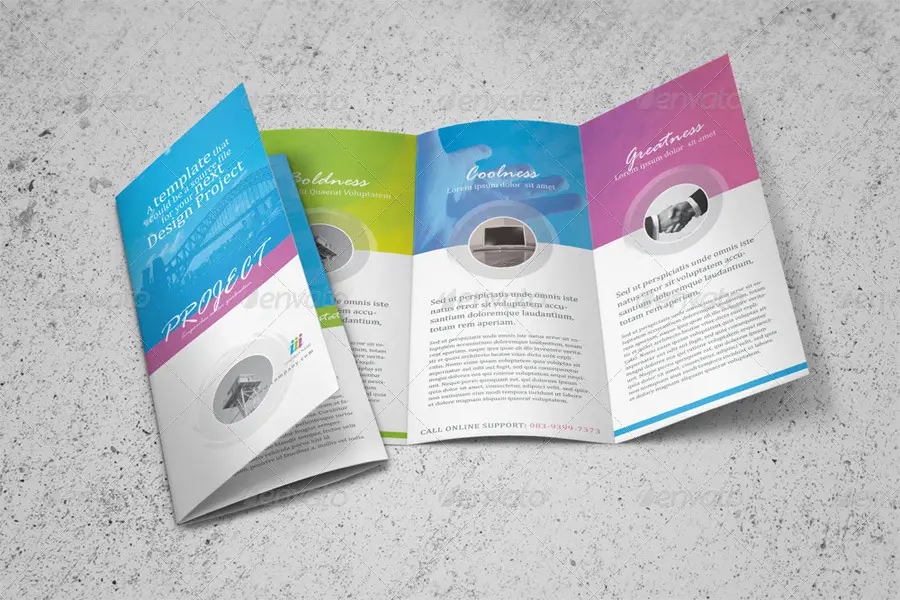 Clean Tri-fold Brochure Template