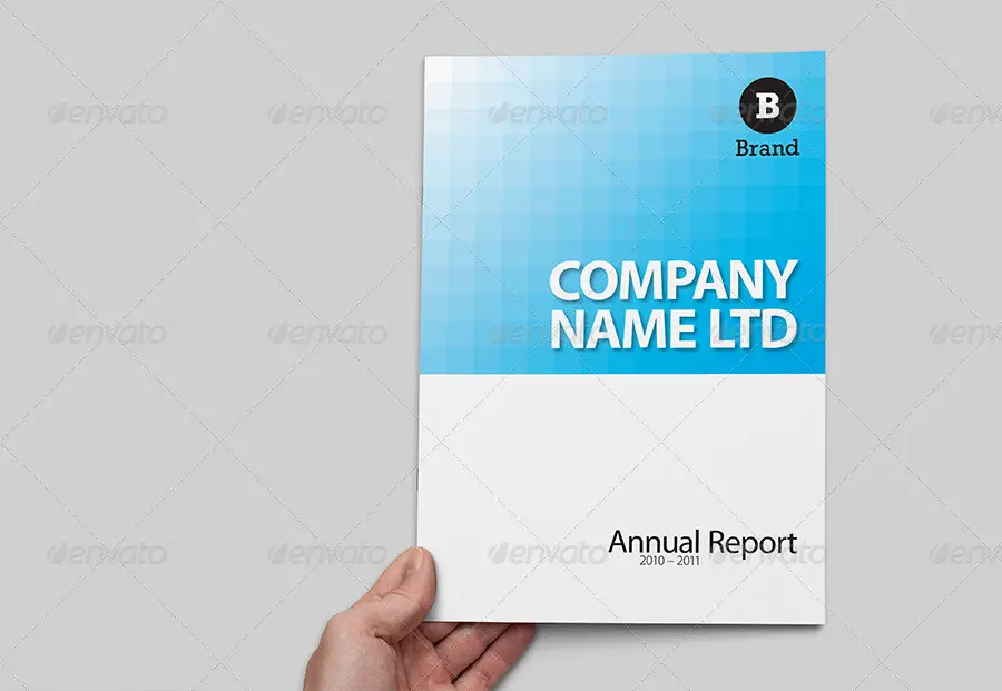 Corporate Report Brochure - A4 and US letter
