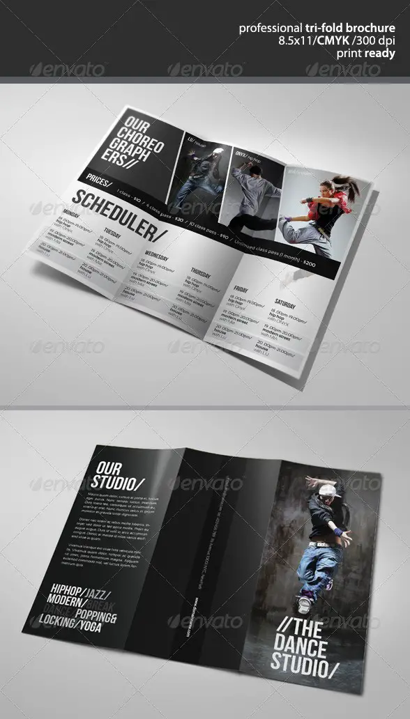 Dance Studio Brochure