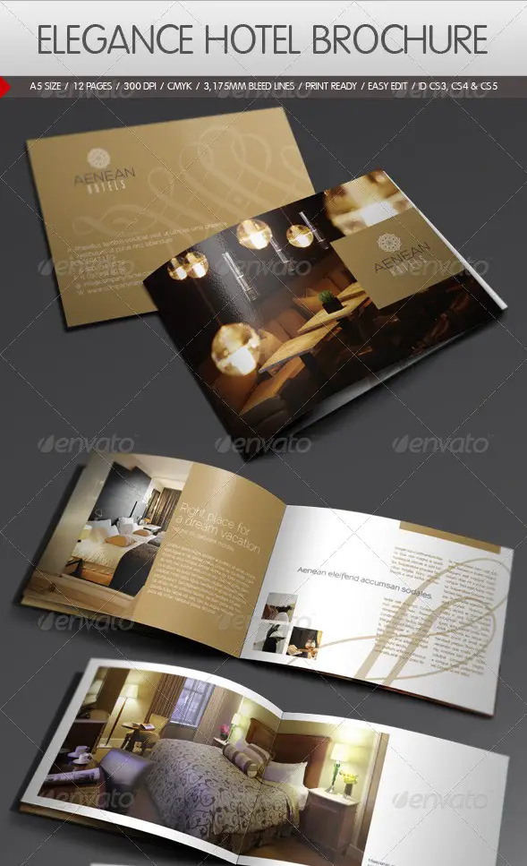 Elegance Hotel Brochure Template