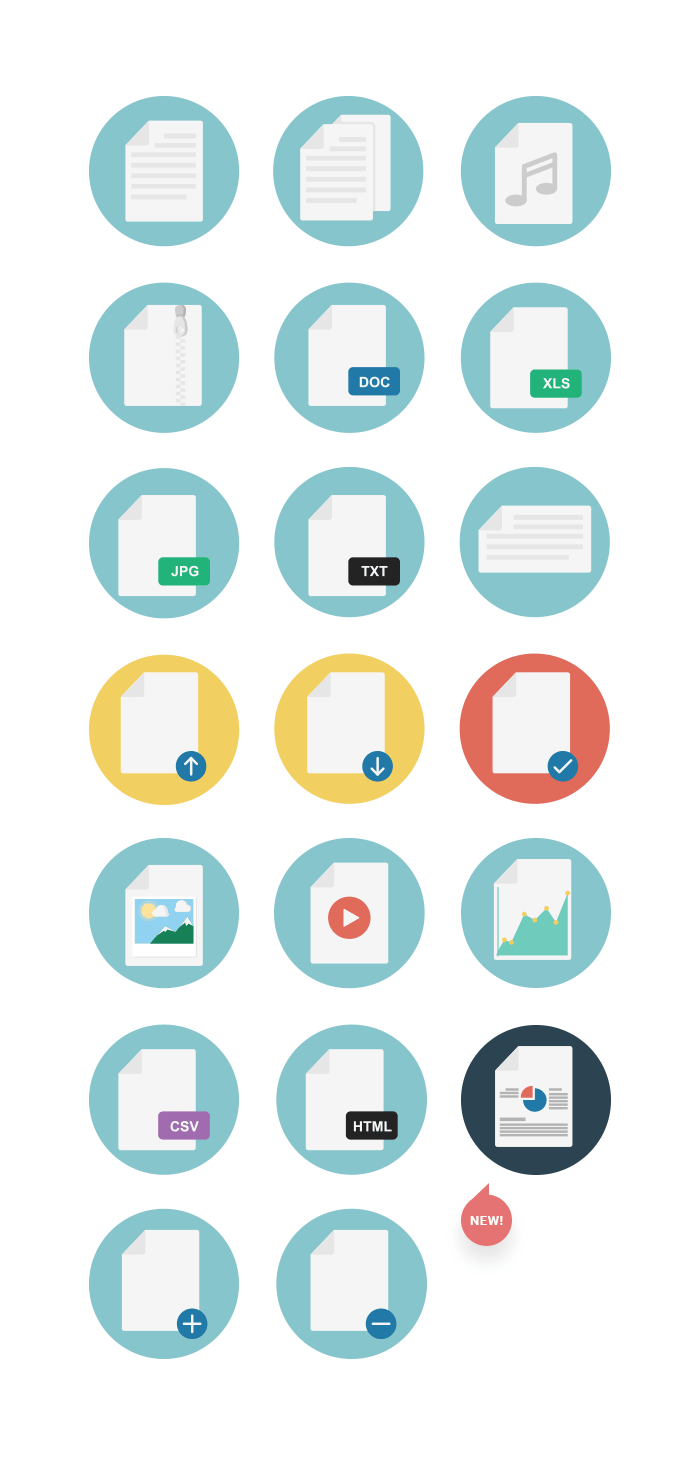 File Types Icons