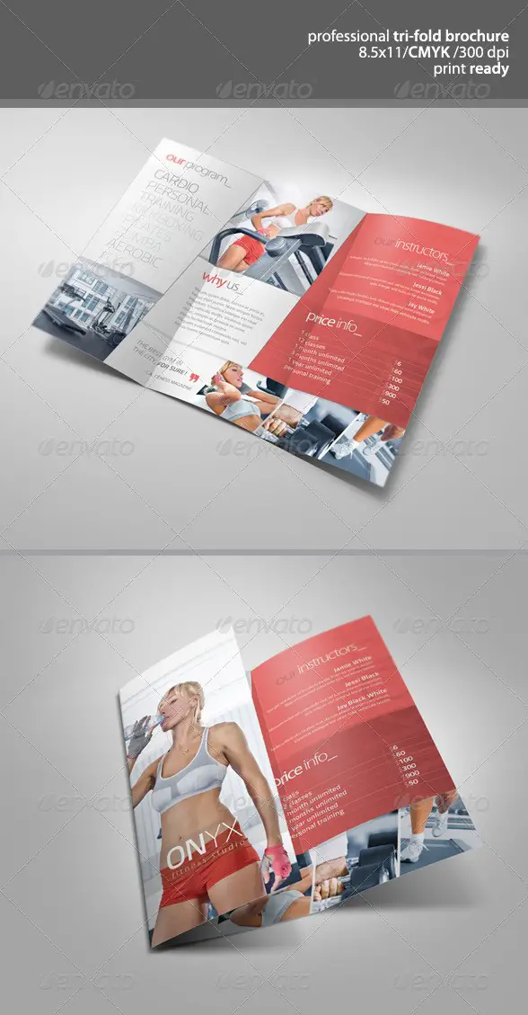 Fitness Tri-Fold Brochure