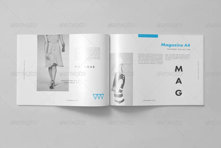 Horizontal Magazine Mock-up II