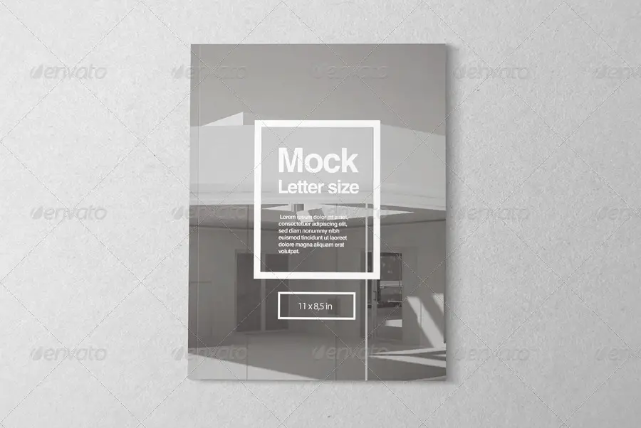 Letter Magazine Mock-up