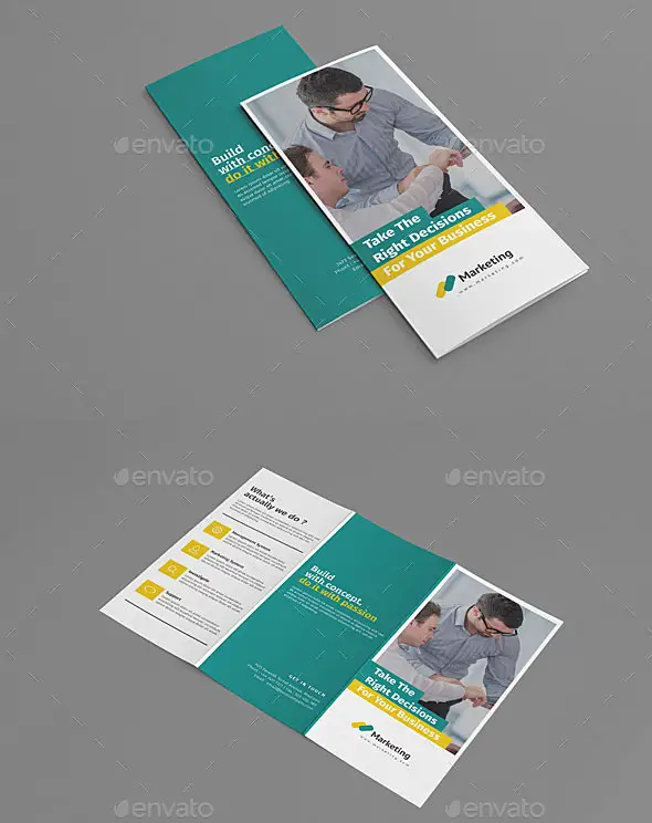 Minimalist Tri-fold Brochure Template