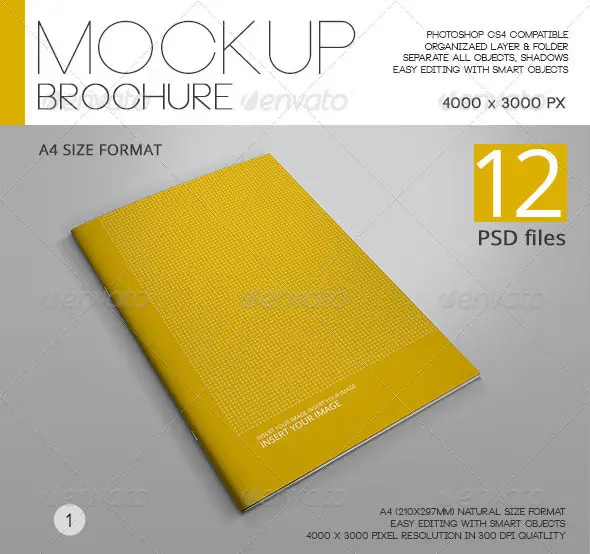 Mock-up Brochure A4