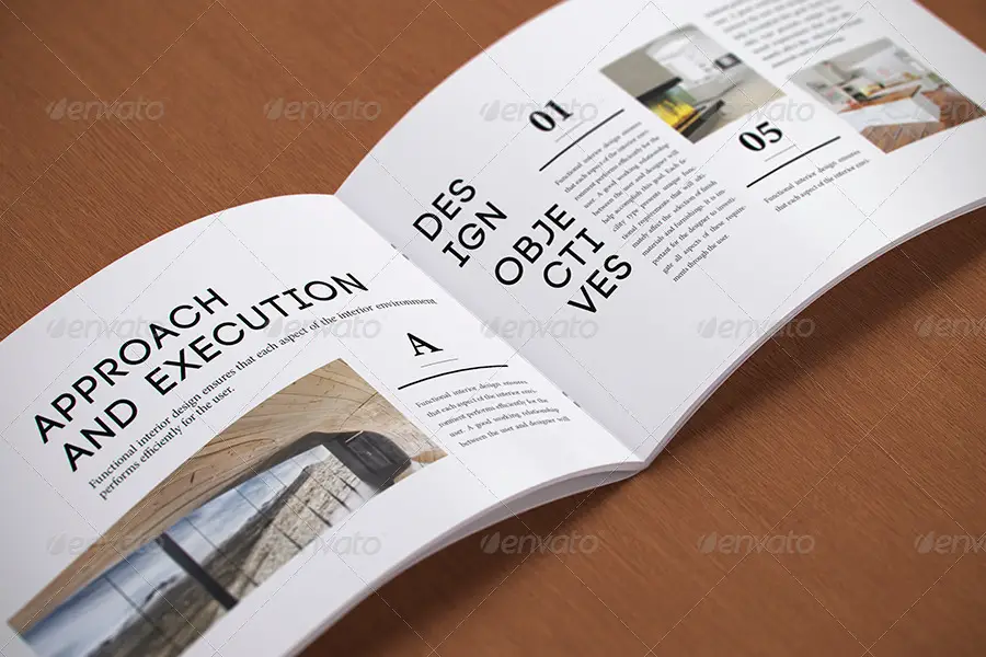 Photorealistic a5 Horizontal Magazine Mock-up