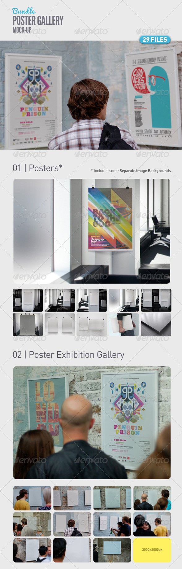 Poster Gallery Mock-Up Bundle