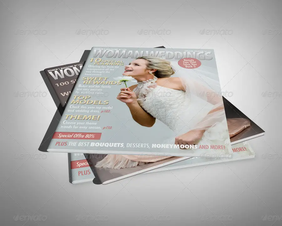 Professional Magazine Display Mock-up V2