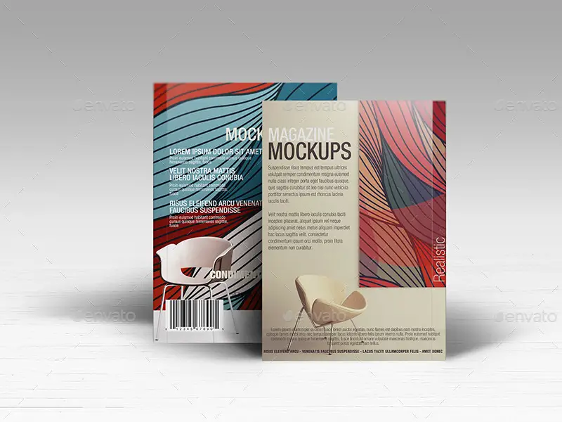 Realistic Magazine Mockups V2