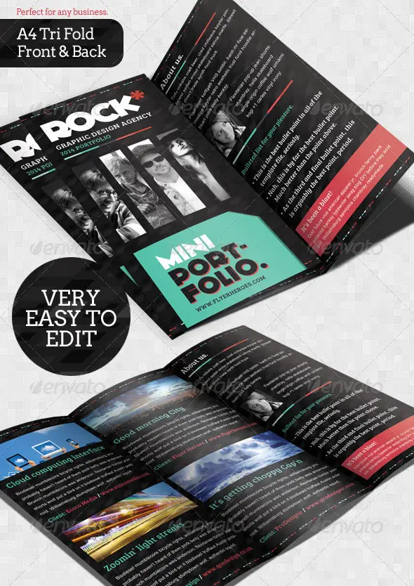 Rock Brochure Template