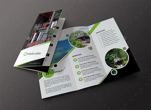 Travel / Hotel Tri Fold Brochure