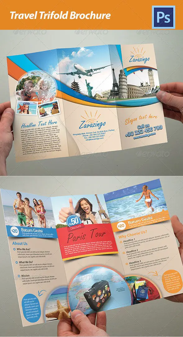 Travel Tri-Fold Brochure