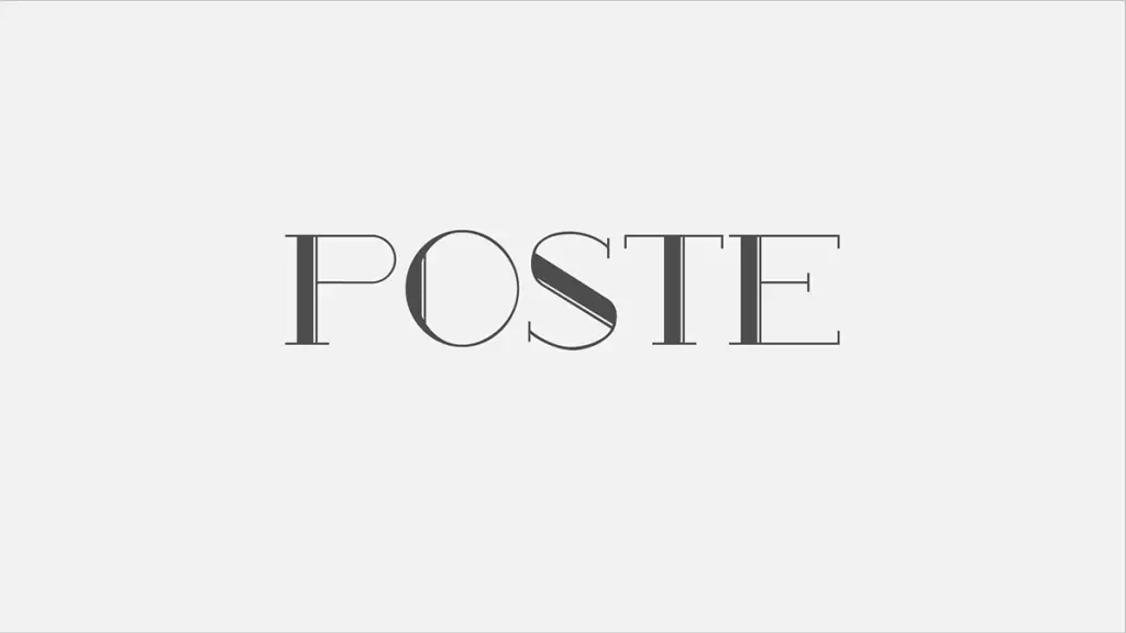 Poste font