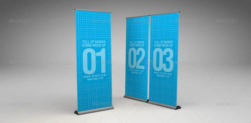 Pull-Up Banner Stand Mock-Up