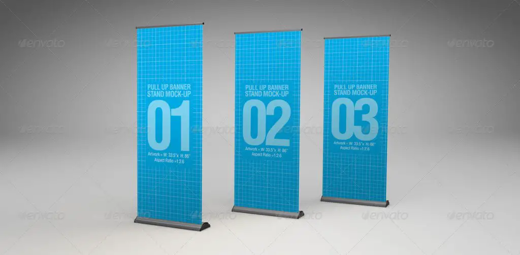 Pull-Up Banner Stand Mock-Up