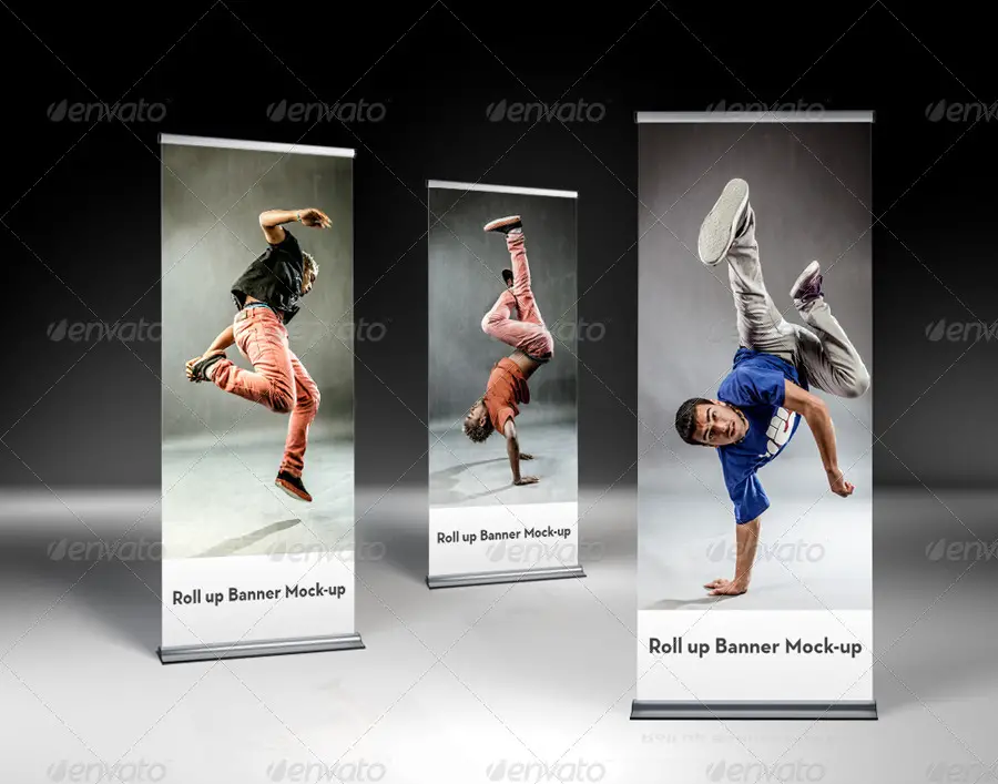 Roll Up Banner Mock-Up