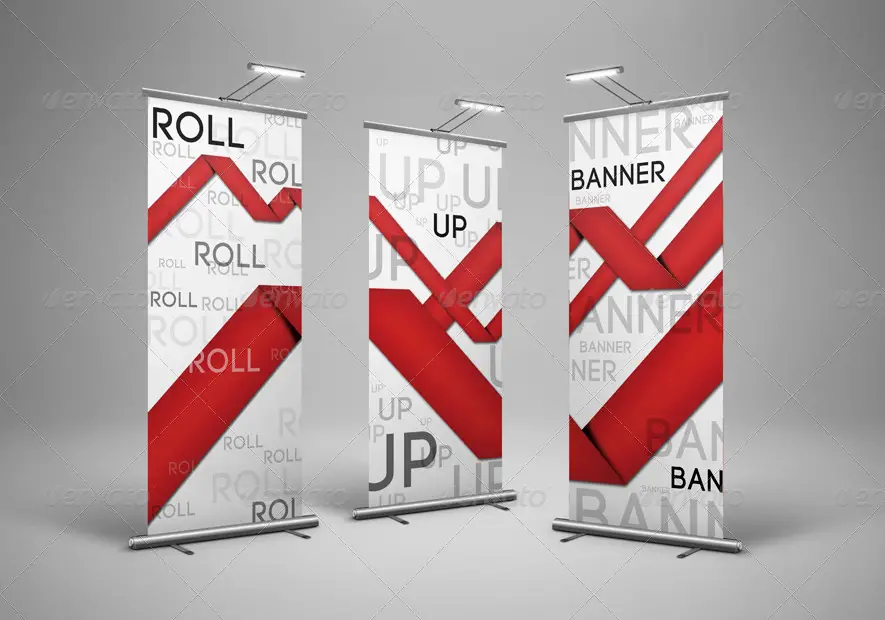 Roll Up Banner Mock-Up