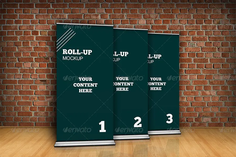 Studio Roll Up Mockup - 100x200 cm