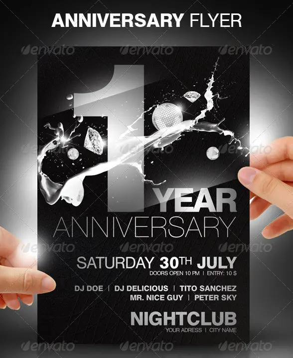 Anniversary Party Flyer