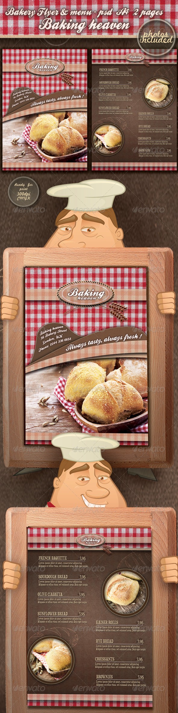 Bakery Menu Template