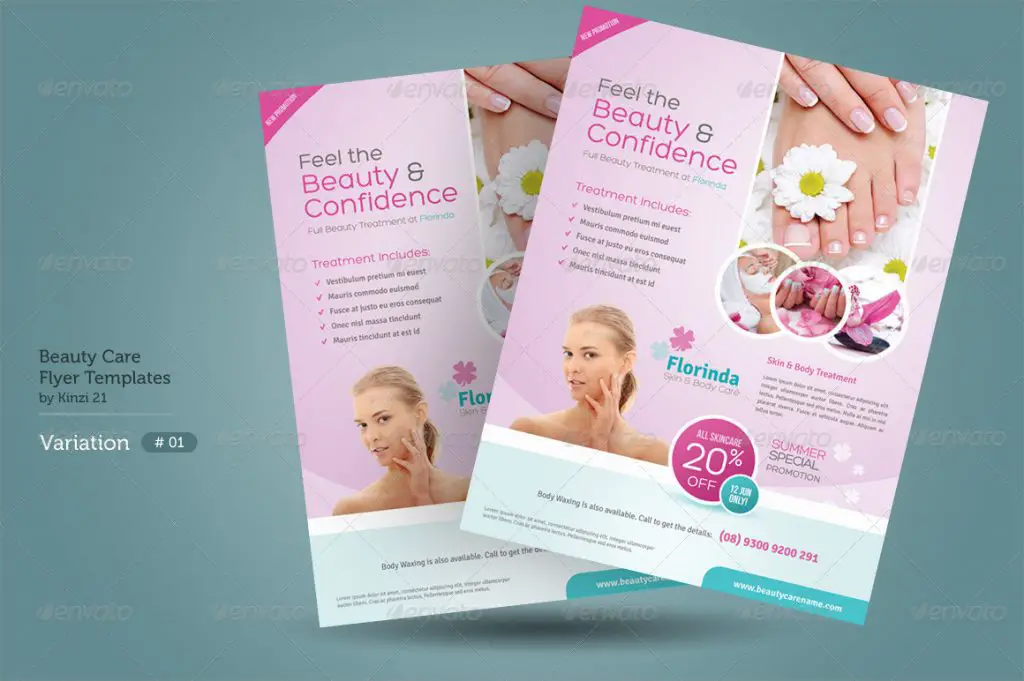 Beauty Care Flyer Templates