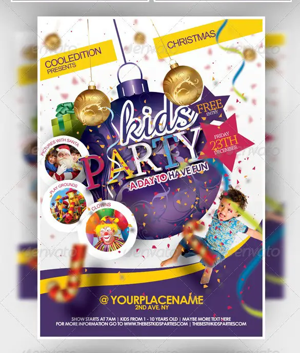 Best Kids Party Flyer