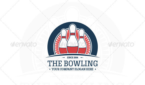 Bowling Sport Logo