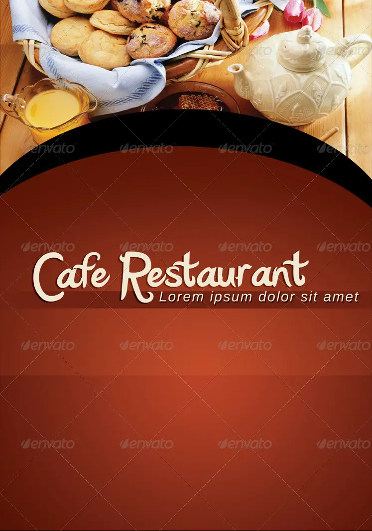 Cafe Restaurant Menu