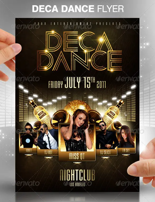 Deca Dance Party Flyer