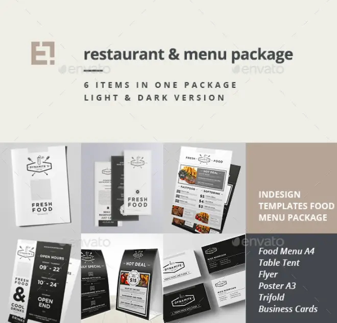 Food Menu Bundle