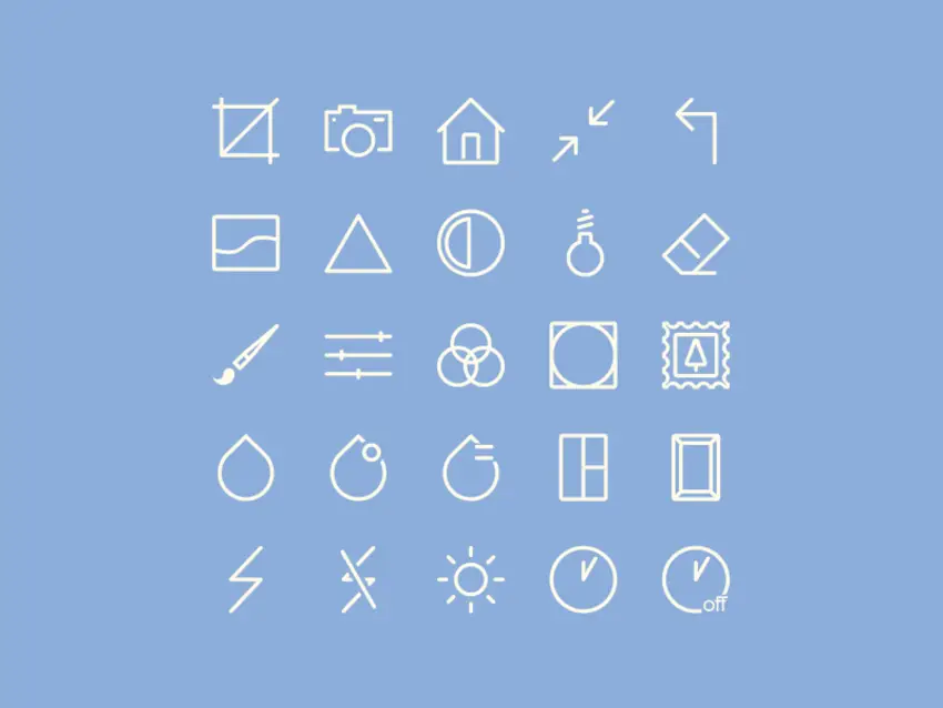 Free PSD & AI Image Editing Icons Set