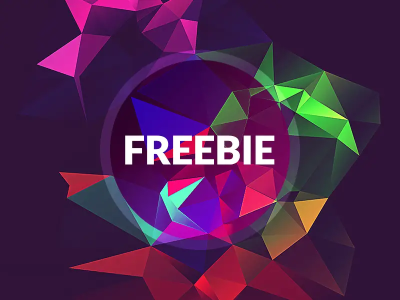 Free Polygonal Background Texture